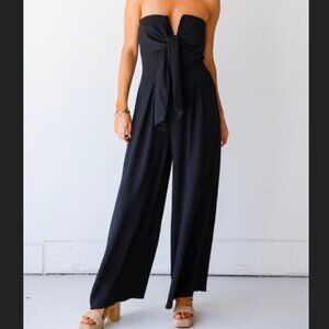 Sleek Black Jumpsuit